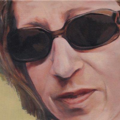 Alexandra Wacker - Selbstportrait mit Brille - 2011